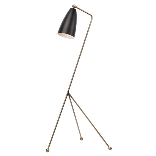 Lucille 48.5" Floor Lamp - Matte Black - Image 0