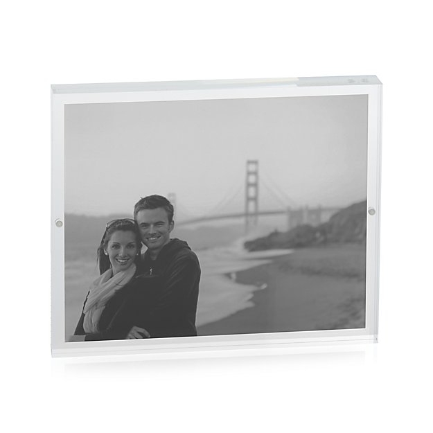 Acrylic 8x10 Block Picture Frame - Image 0