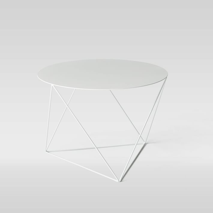 Eric Trine Octahedron Side Table - White - Image 0