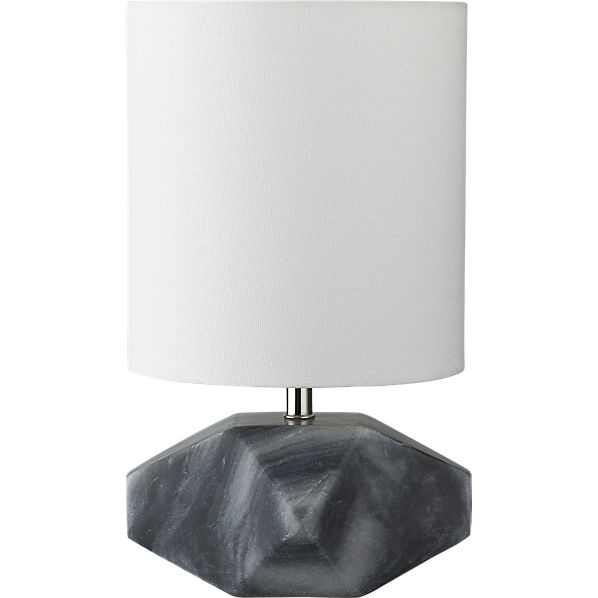 Chamfer marble table lamp - Image 0