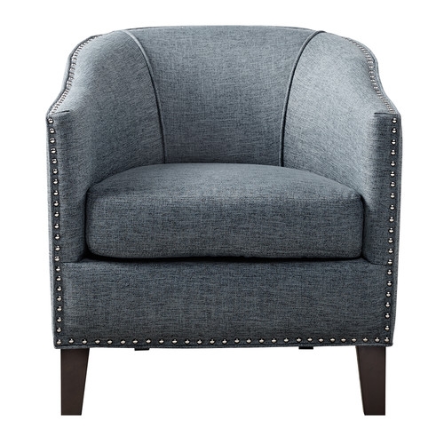 Fremont Barrel Chair - Slate Blue - Image 0
