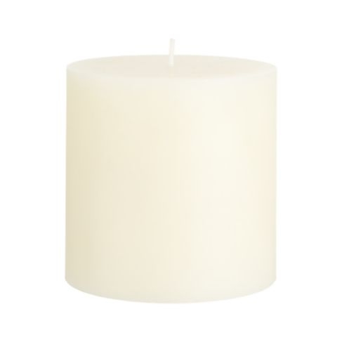 Ivory 4"x4" Pillar Candle - Image 0