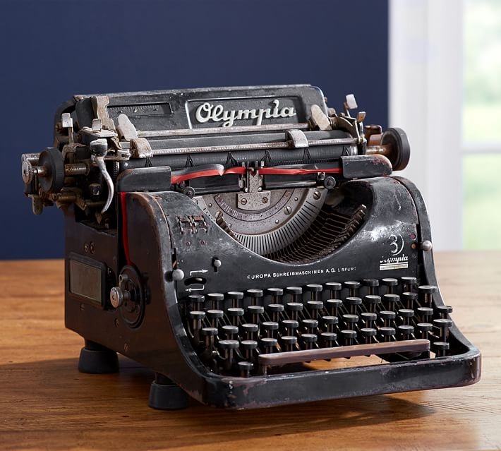PB Found Vintage Typewriter - Image 0