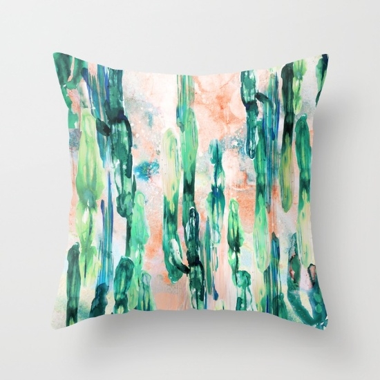 Sunset Cactus - with pillow insert - Image 0