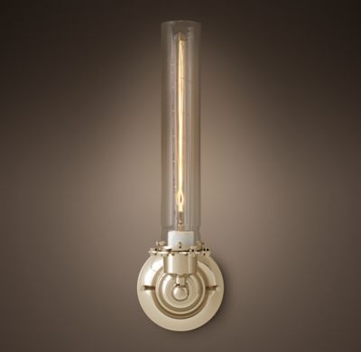EDISON GLASS TALL SCONCE - Image 0