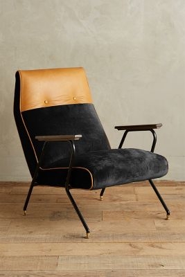 Slub Velvet Quentin Chair - Image 0