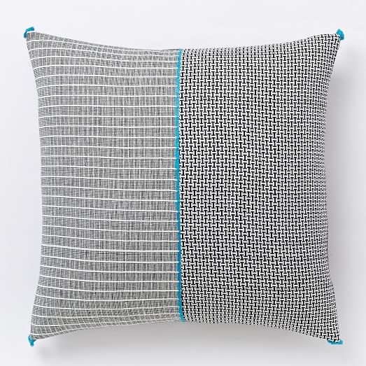 Bracket Grid Pillow Cover - 24x24, No INsert - Image 0