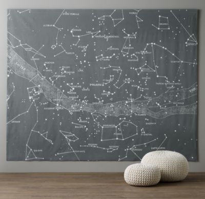 Starry night grand canvas wall tapestry - Image 0