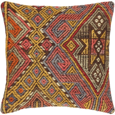 Kilim Decorative Vintage Throw Pillow - insert included - Image 0