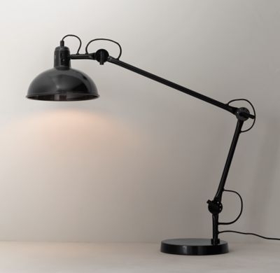 ORVILLE OVERSIZED TASK TABLE LAMP BLACK - Image 0