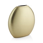 Cooper Wide Brass Vase - Image 0