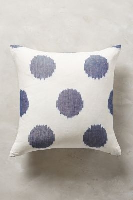 Ink Drop Blue Pillow - 18x18 - With Insert - Image 0