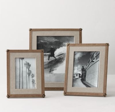 LEATHER & CANVAS FRAME - 4" x 6" - Image 0