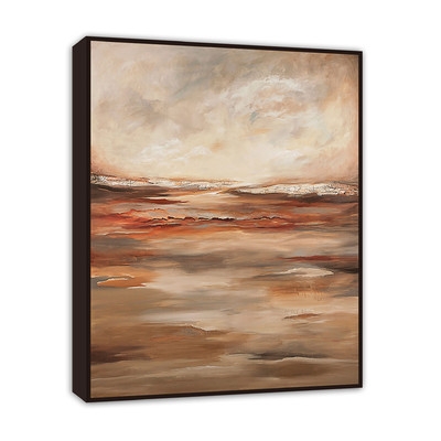 Abstract Landscape inverse by Michelle Hinz Framed Painting Printby PTM Images - Image 0