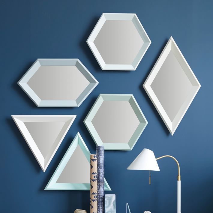 Color Wash Mirrors (Set of 6) - Image 0