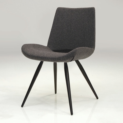Willam Side Chair-Cashmere - Dark Grey-Set of 2 - Image 0