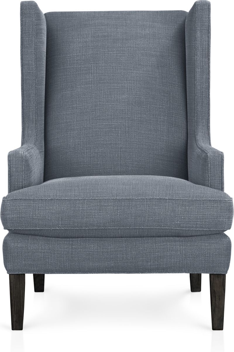 Luxe Wing Chair - Slate - Image 0