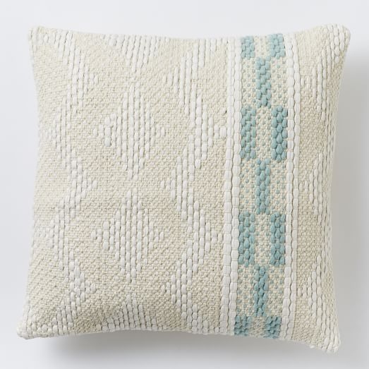 Diamond Color Stripe Pillow Cover - Pale Harbor - 20"sq. - Insert Sold Separately - Image 0