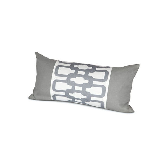 Link Cotton Lumbar Pillow - 12x24, With Insert - Image 0