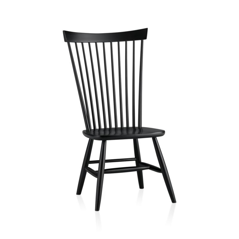 Marlow II Black Wood Dining Chair - Image 0