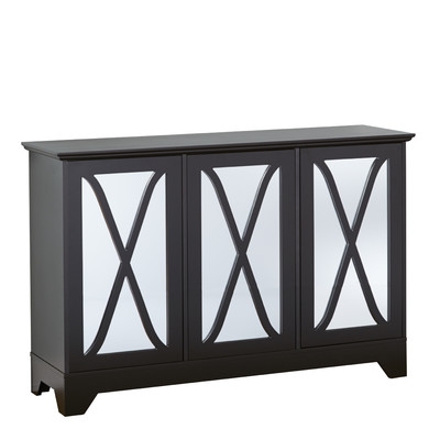 Reflections Buffet / Console with 3 Doors - Black - Image 0