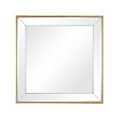 FELICITY 20" SQUARE BEVELED MIRROR IN GOLD - Image 0