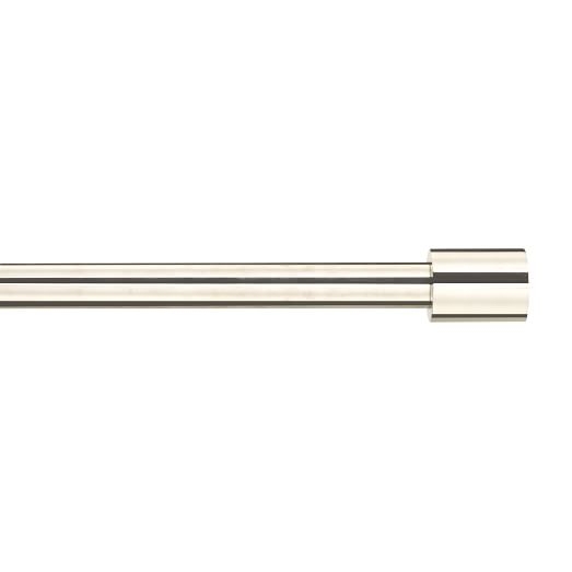 Oversized Adjustable Metal Rod - Polished Nickel - 44" - 108" - Image 0