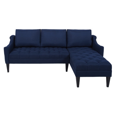Riley 88" Tufted Right-Facing Sectional Sofa - Image 0