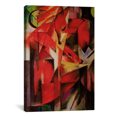 &#039;The Fox&#039; by Franz Marc Painting Print on Canvasby iCanvas - Image 0