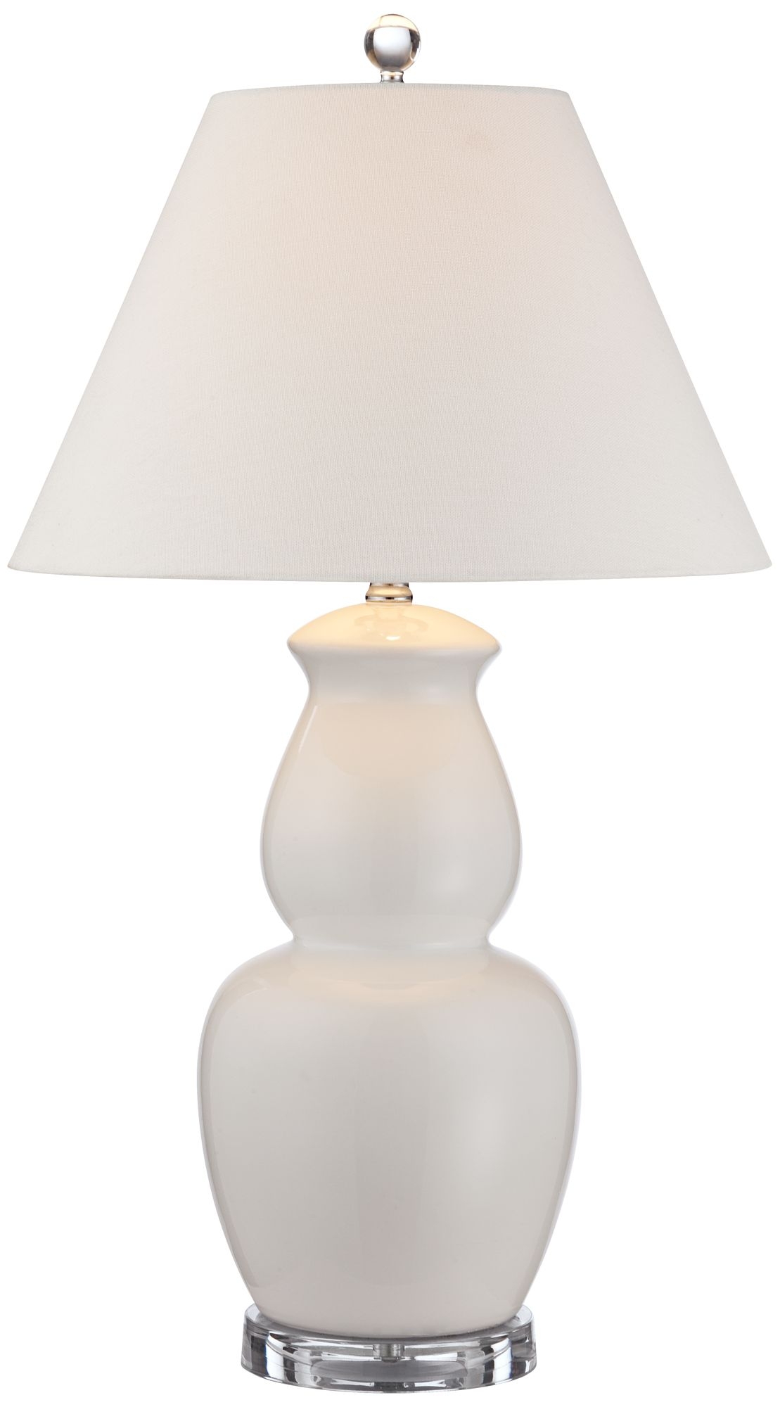 Rhonda Double Gourd Ceramic Table Lamp - Image 0