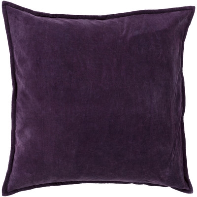 Smooth Velvet Cotton Throw Pillow - Image 0