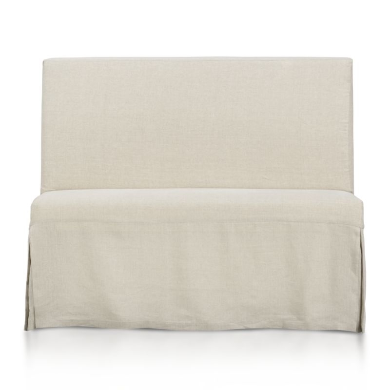 Slip Bench with Linen Slipcover - Image 0