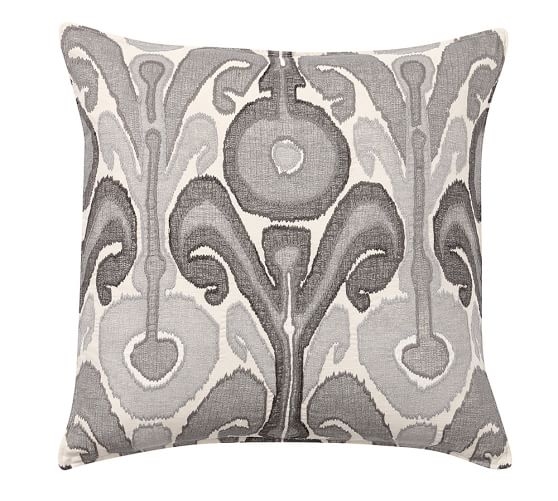 KENMARE PILLOW COVER - Gray - 24sq - Insert Sold Separately - Image 0
