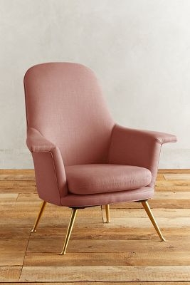 Linen Kimball Chair - Petal - Image 0
