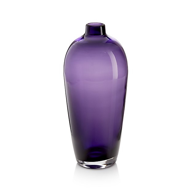 Ashby Medium Amethyst Purple Glass Vase - Image 0