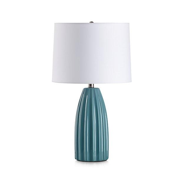 Ella Aqua Table Lamp - Image 0