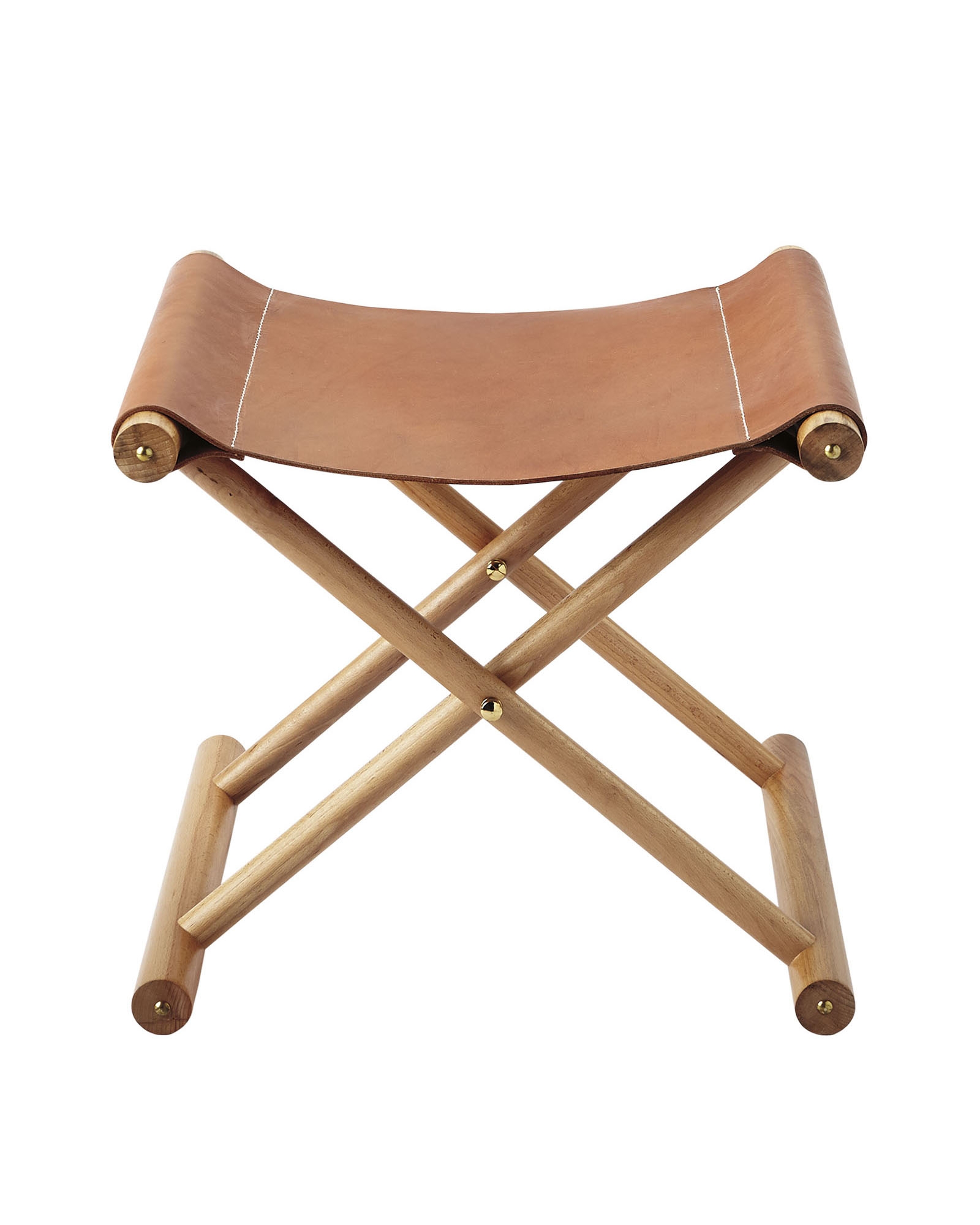 Cooper Leather Stool - Image 0