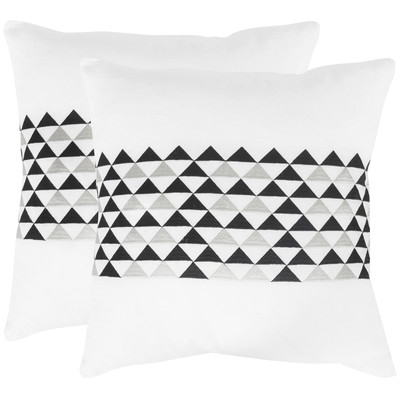 Geo Linen Throw Pillow - Set of 2 - Image 0