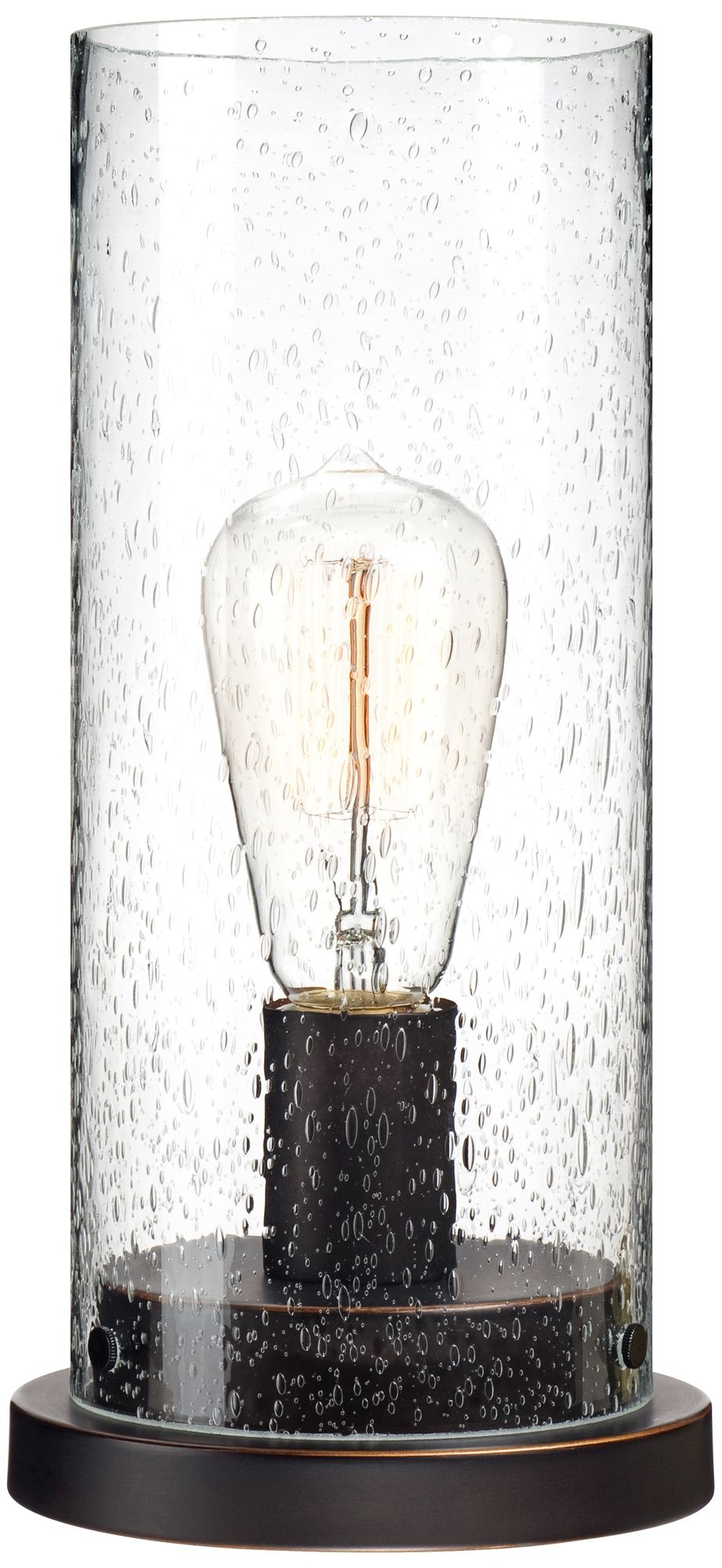 Libby Seeded Glass Edison Bulb Accent Lamp - Image 0
