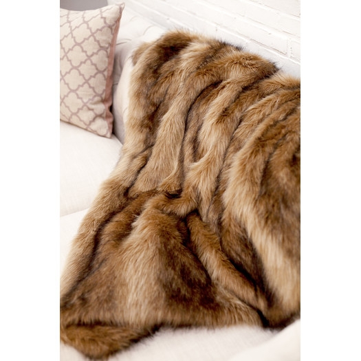 Ibex Faux Fur Throw Blanket - Image 0