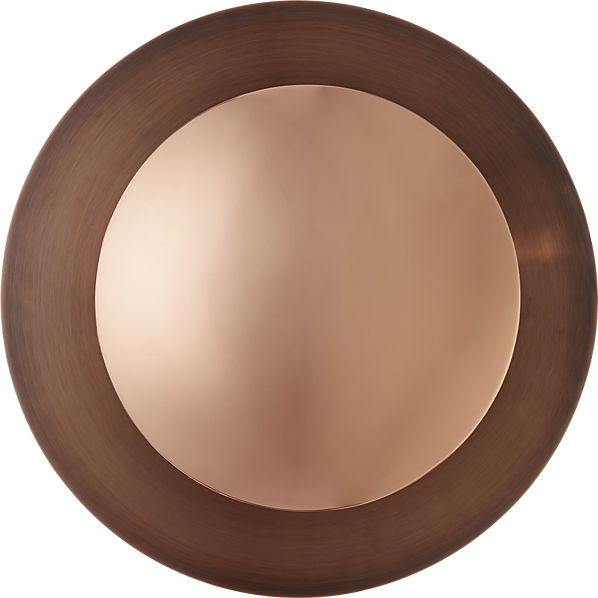 copper disc wall sconce - Image 0