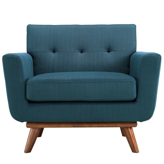 Saginaw Arm Chair - Azure - Image 0