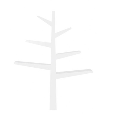 Spruce Tree 51" Bookcase-White - Image 0
