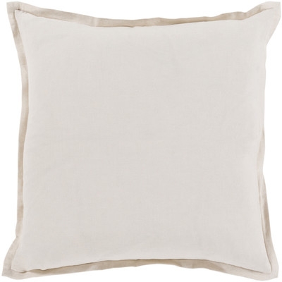 Cotton & Linen Throw Pillow - 18x18- insert included - Image 0