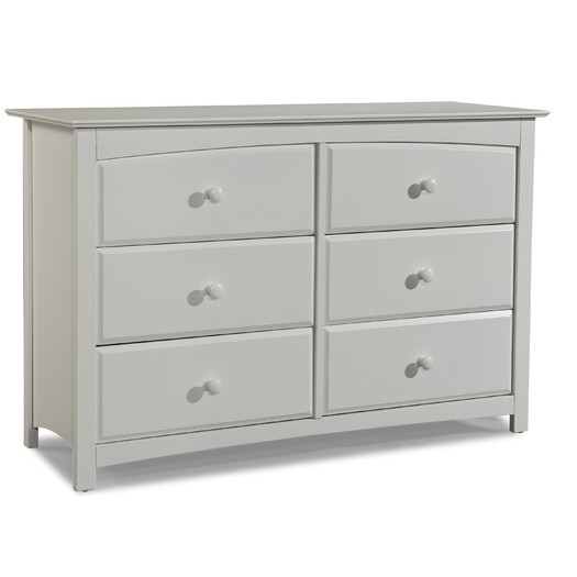 Kenton 6 Drawer Dresser- White - Image 0