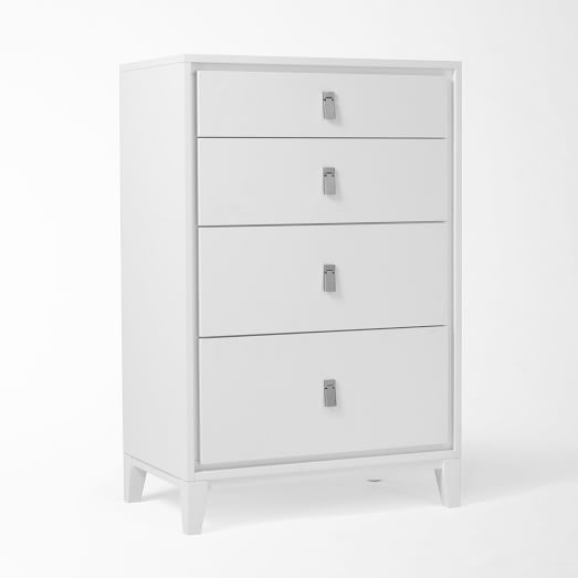 Niche 4-Drawer Dresser - White - Image 0