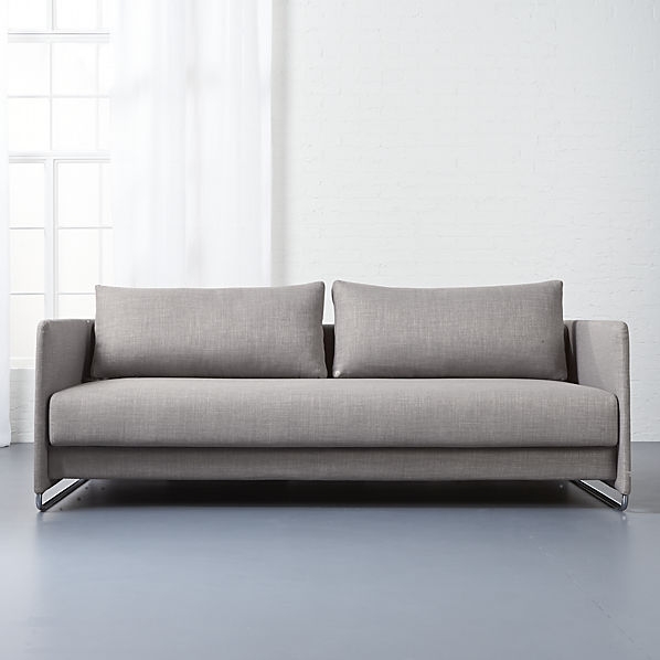 Tandom grey sleeper sofa - Image 0