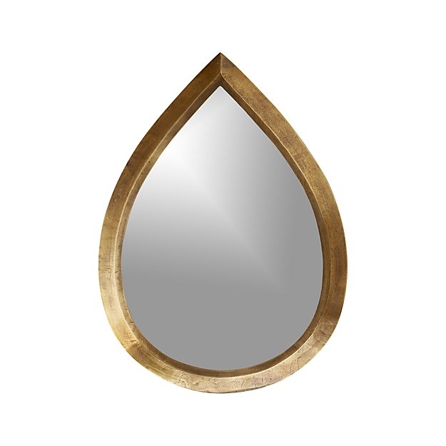Kasbah Teardrop Brass Wall Mirror - Image 0