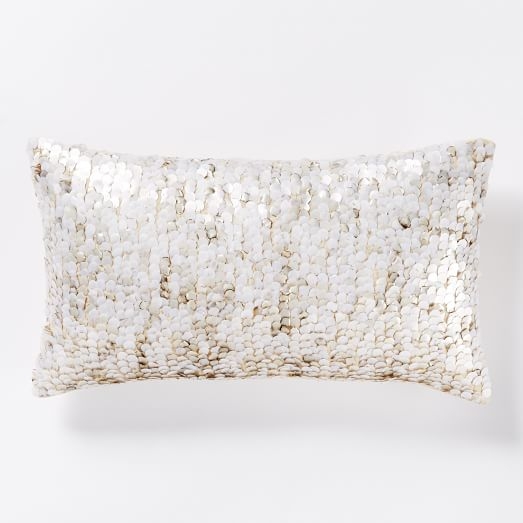 Overlay Sequin Pillow Cover - 12x21 - Insert Sold Separately - Image 0