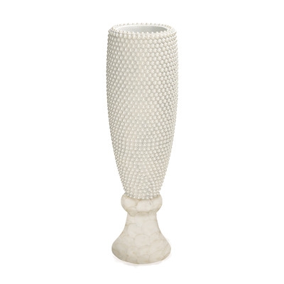 Simply Exquisite Polystone Pearl Vase - Image 0